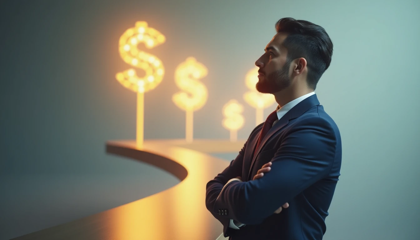 Symbolische Entscheidungshilfe für die Auswahl eines passenden Finanzprodukts