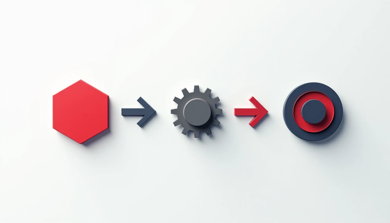 Abstrakte Darstellung eines einfachen Risikomanagement-Plans für Daytrader